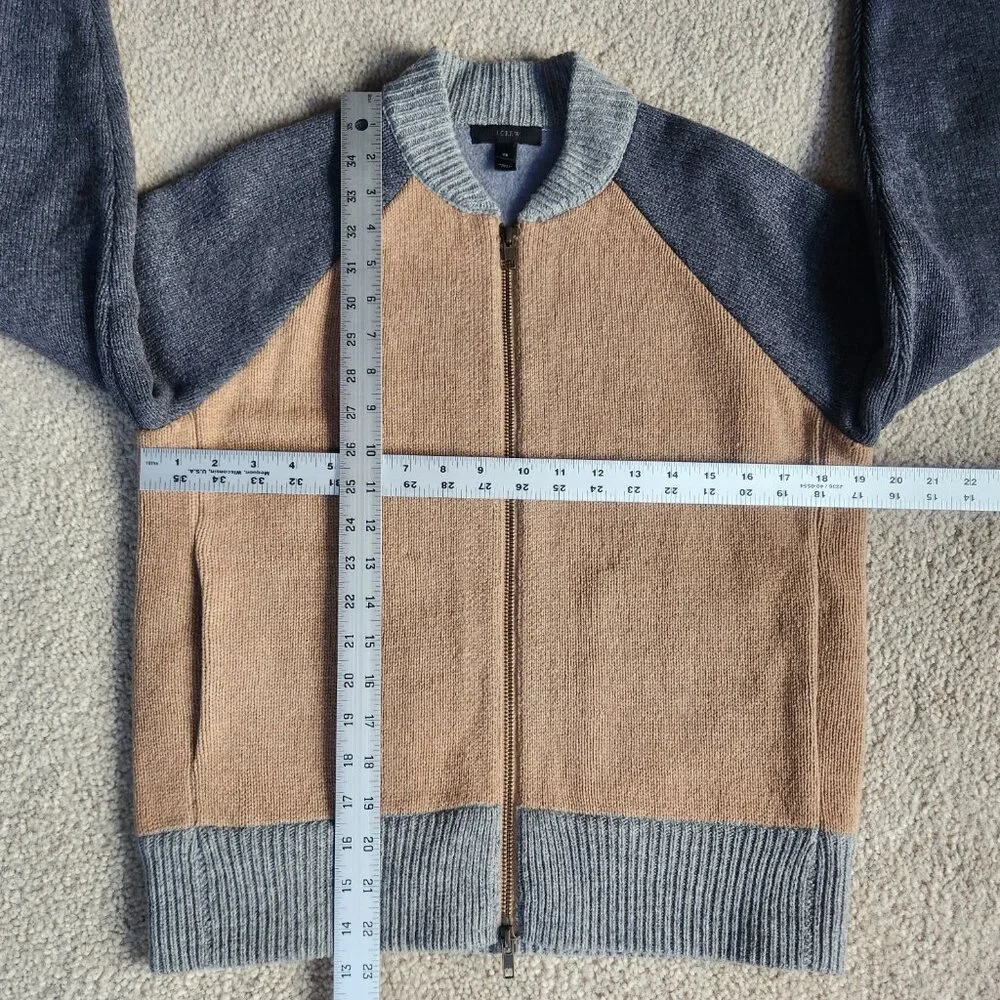 NWOT J. Crew 100% Bonded Wool Varsity Jacket